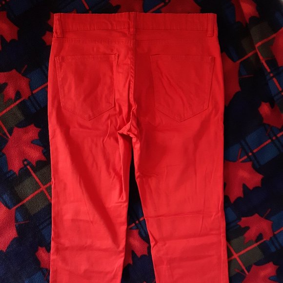 Red/Orange Capri Pants - Picture 3 of 5